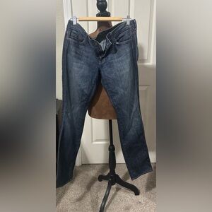 7 For All Mankind Woman Straight Leg Lowrise Jeans.  32”inseam